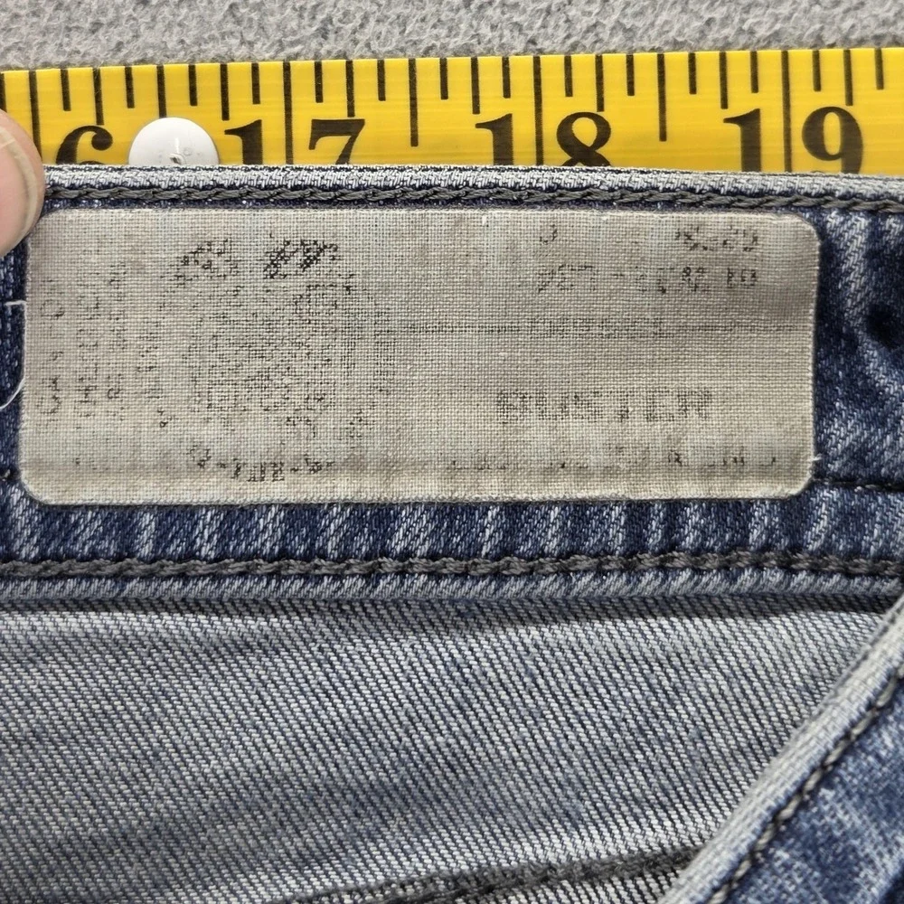 Diesel Jeans Mens 32x34 Blue Buster Regular Slim Tapered Stretch Honeycomb 0853R